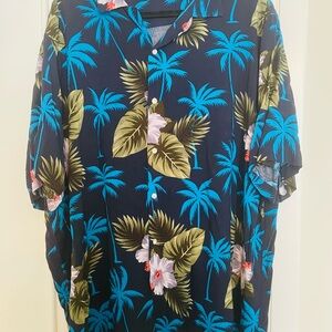 Vibrant Tropical Leaf Shirt